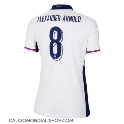 Maglie da calcio Inghilterra Alexander-Arnold #8 Prima Maglia Femminile Europei 2024 Manica Corta